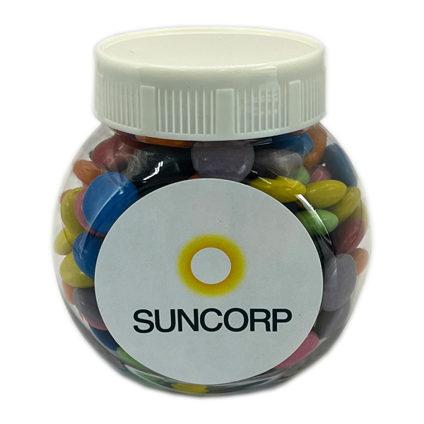 Plastic Jar with Choc Beans 170g